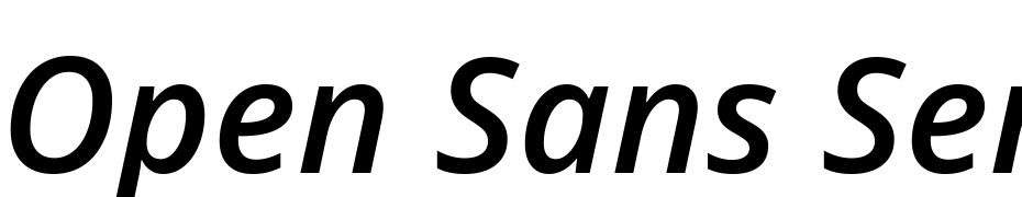 Open Sans Semibold cкачати шрифт безкоштовно